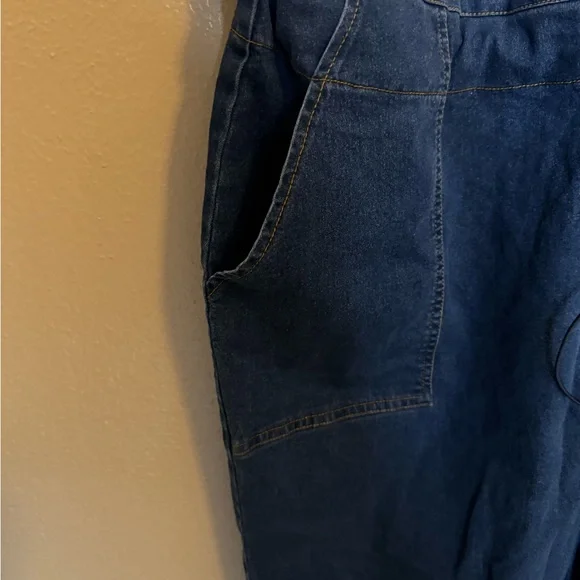 Ashley Stewart Indigo Denim Jumpsuit - Picture 9 of 9